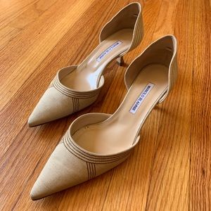 manolo blahnik pointy kitten heel size 10/40
